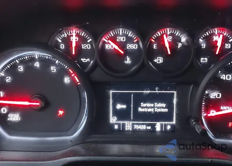 2019 Chevrolet Silverado 1500 Custom from USA, damaged, VIN 1GCRYBEHXKZ270698